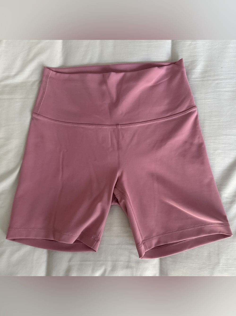 Lululemon Wunder Train High Rise Short 6" Velvet Dust Pink Size 8